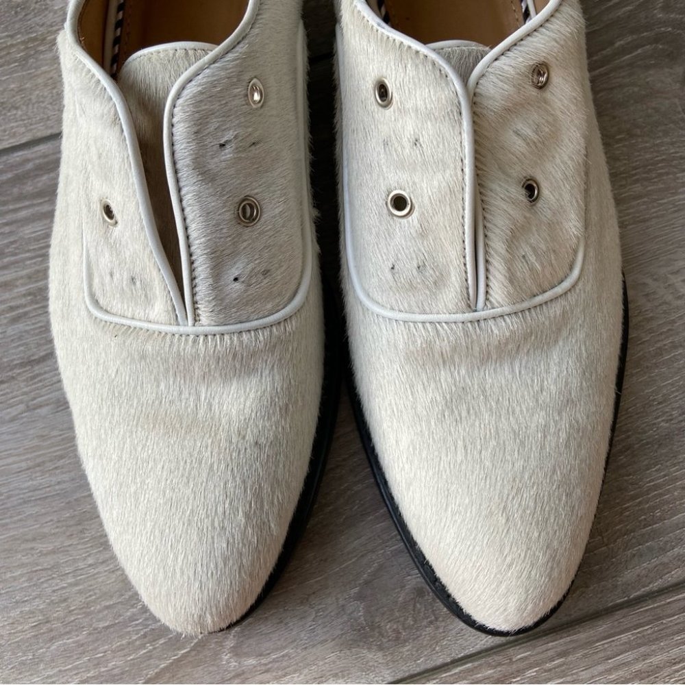 Toga Pulla Cream Loafers View 4